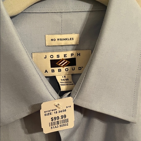 Joseph Abboud Sky Blue Dress Shirt - Picture 4 of 9